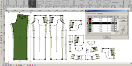Stopniowanie szablonów krawieckich
